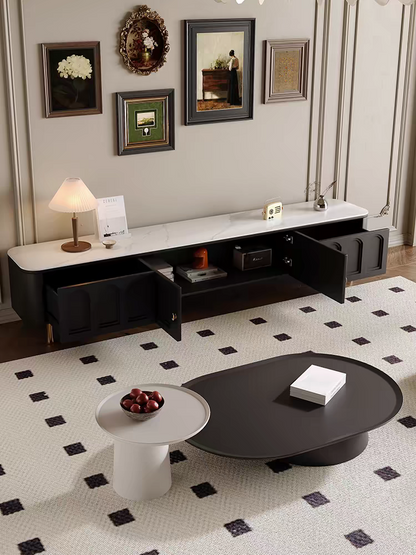 Nordic Stylish Tables and TV Unit Set