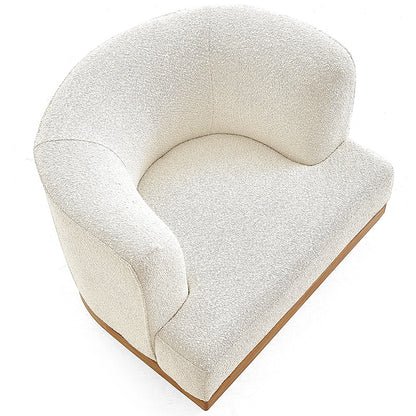 Nordic Modern Upholstered Boucle Armchair Leisure Chair