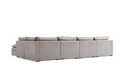 Living Room Furniture Grey Cotton Linen Sofa Bed