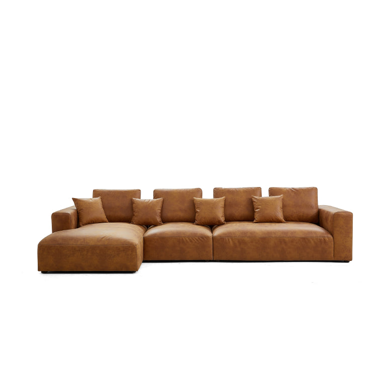 Living Room Corner Sofa Brown