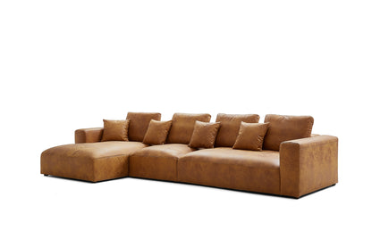 Living Room Corner Sofa Brown