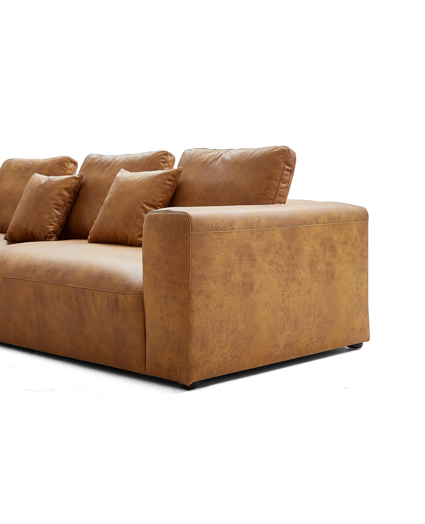 Living Room Corner Sofa Brown