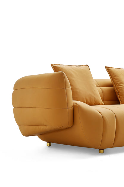 Light Luxury Banana Boat Shaped Couch