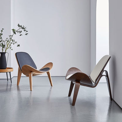 Nordic Modern Arc-Shaped Upholstered Leisure Chair