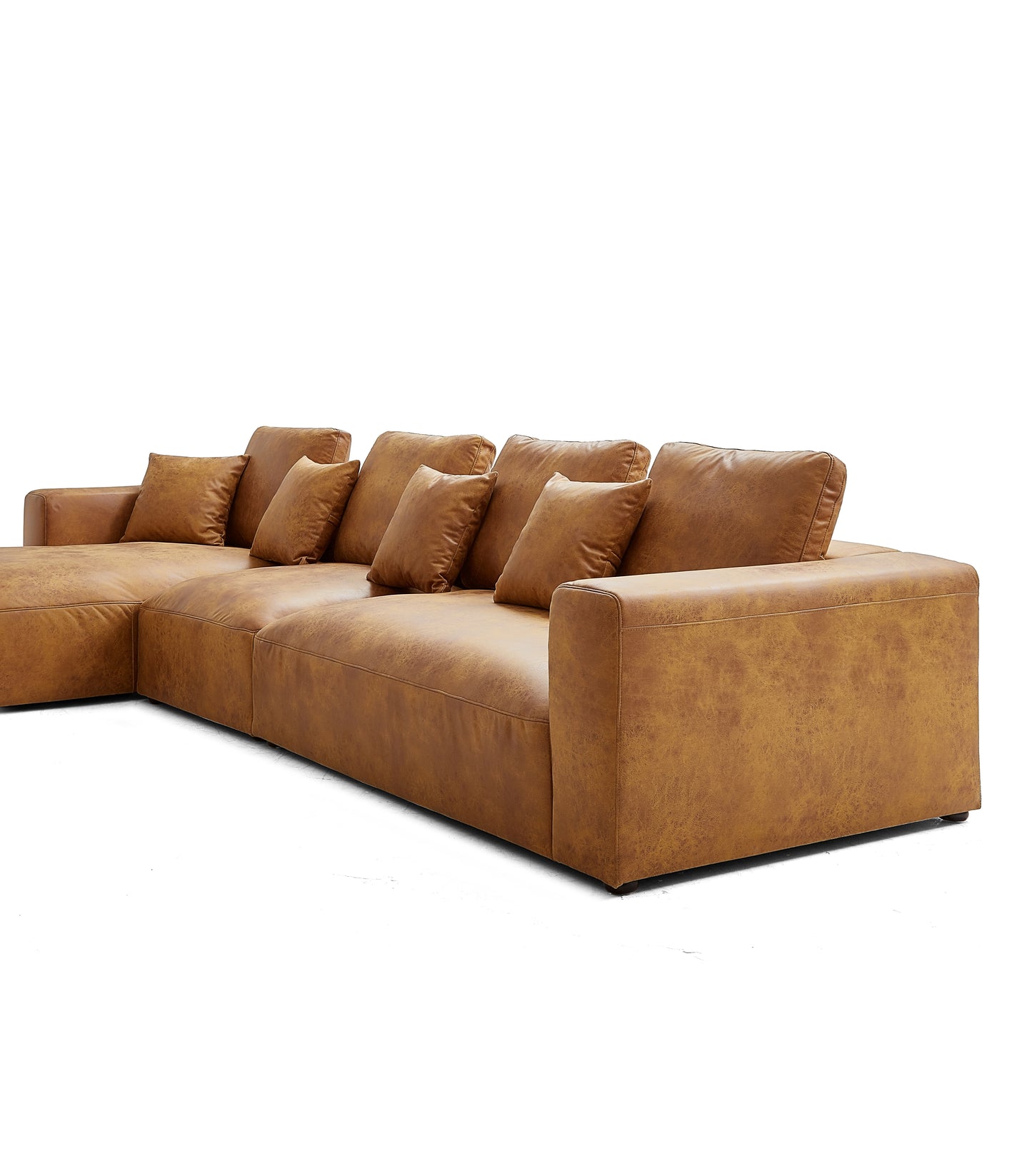 Living Room Corner Sofa Brown