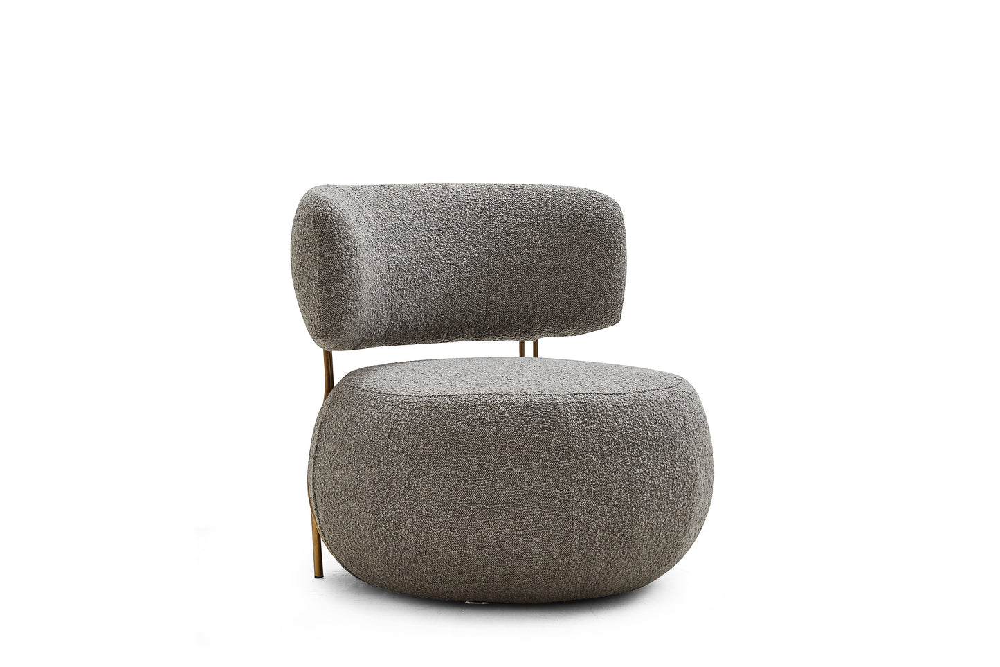 Fashion round Upholstered Boucle Leisure Chair