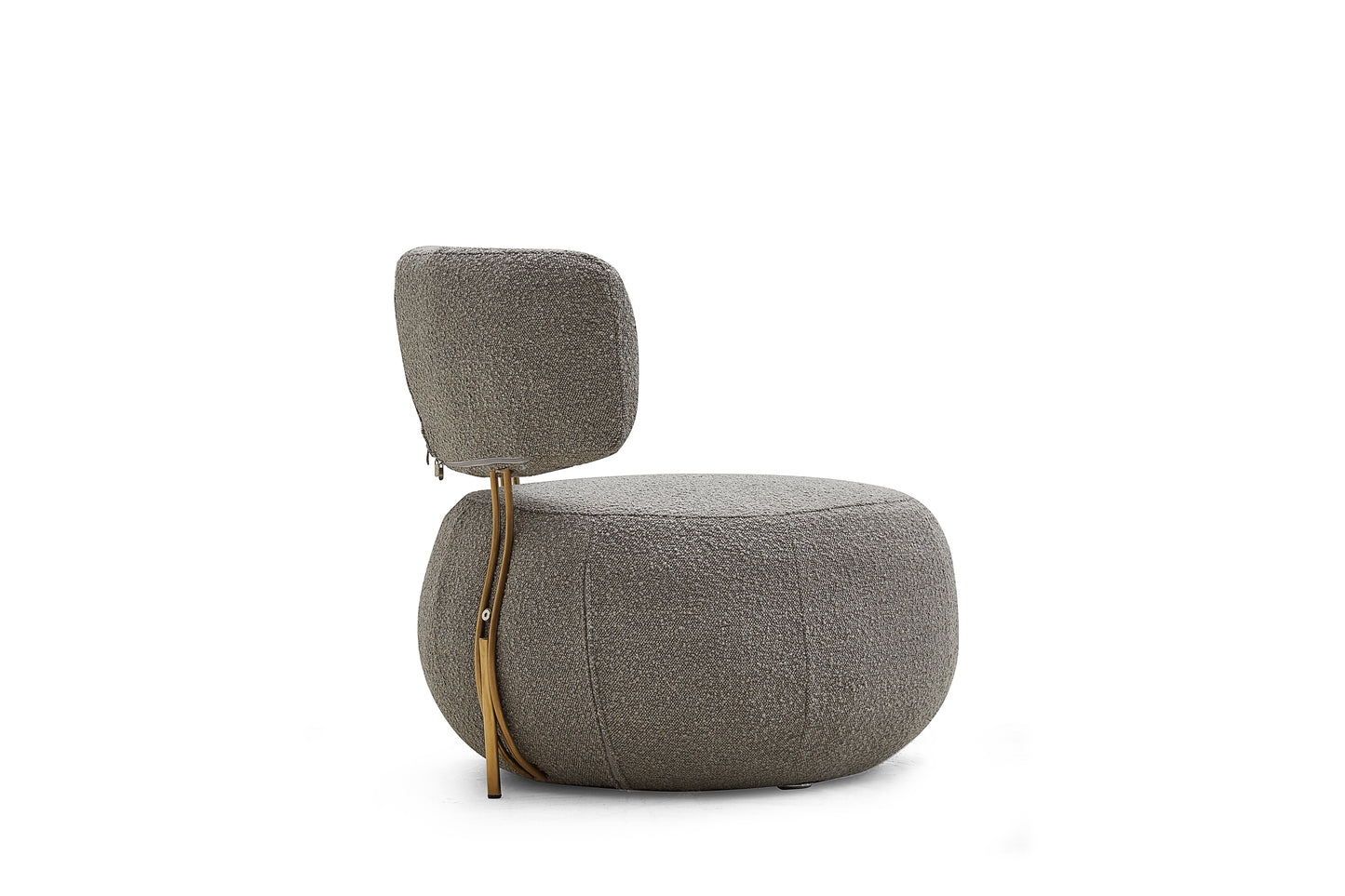 Fashion round Upholstered Boucle Leisure Chair