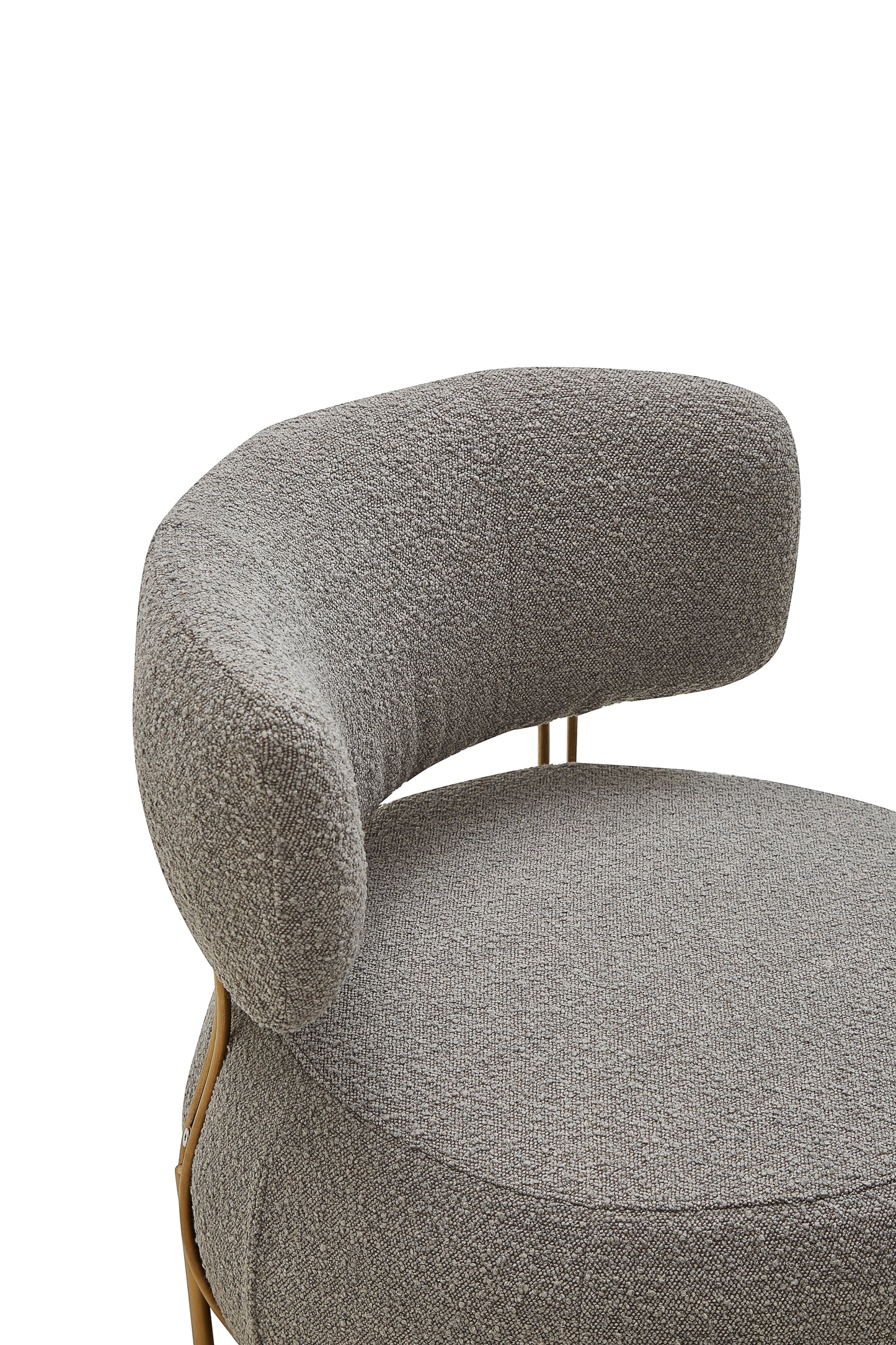 Fashion round Upholstered Boucle Leisure Chair