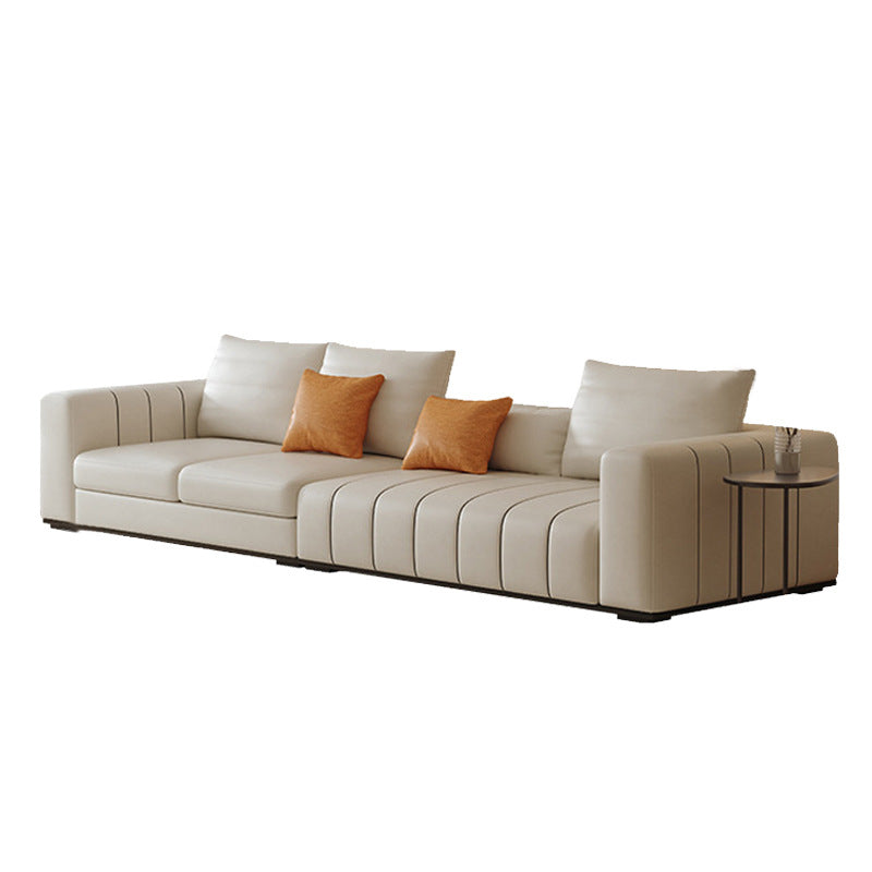 Leathaire Upholstered 4-Seater Sofa