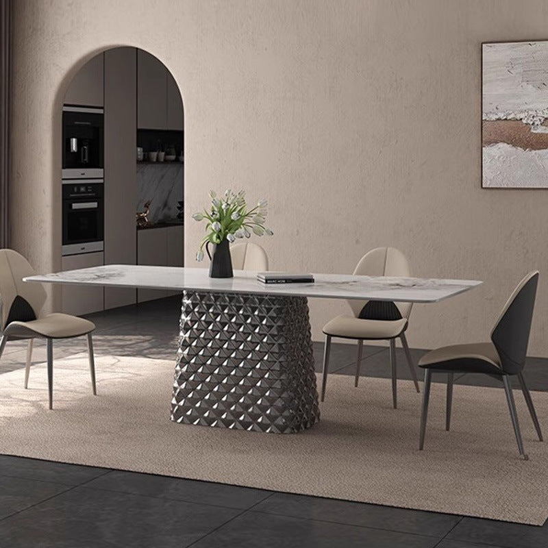 Luxury Home Furniture Stainless Steel Dining Table