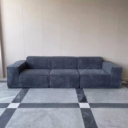 3 seater tofu modular vacuum compressed sofa