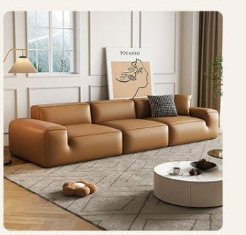 Modern Living Room Classic Leather Sectional Sofa