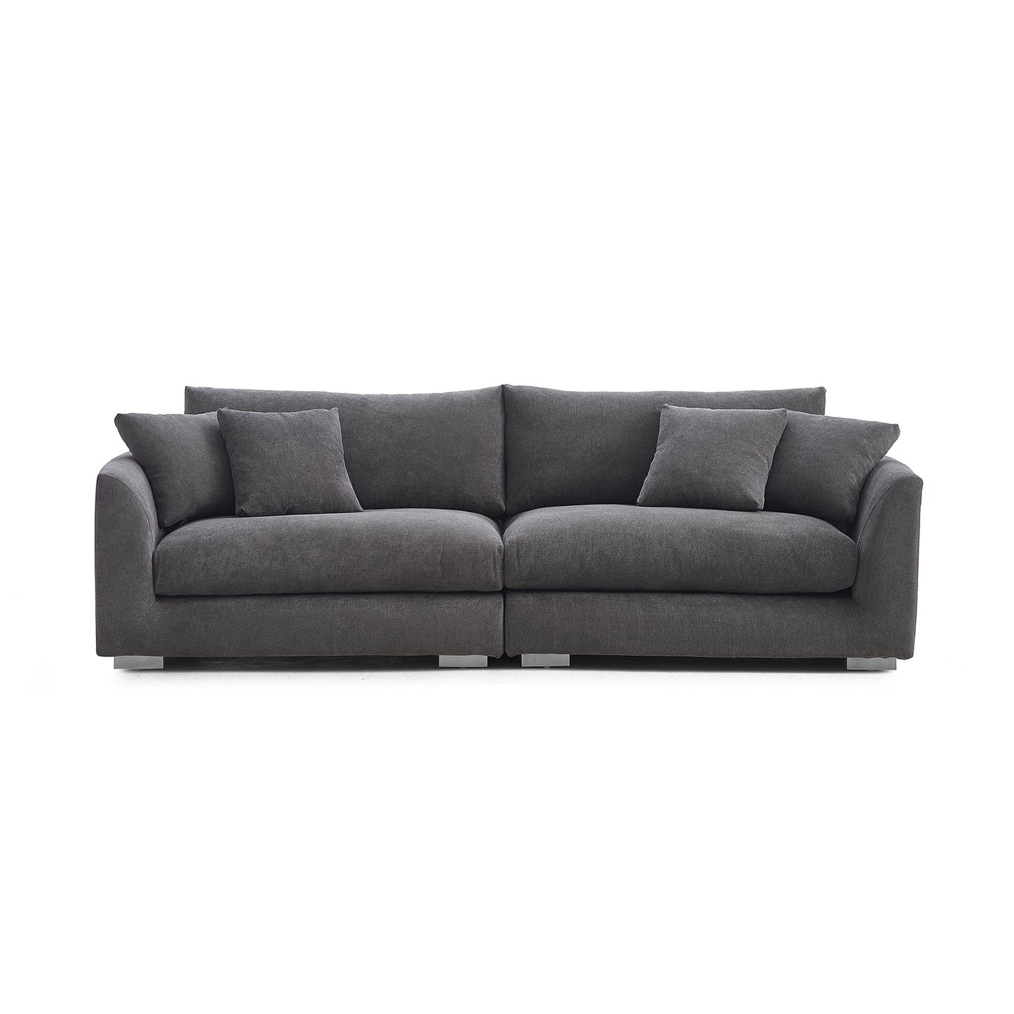 Nordic Minimalist 4 Seater Fabric Couch